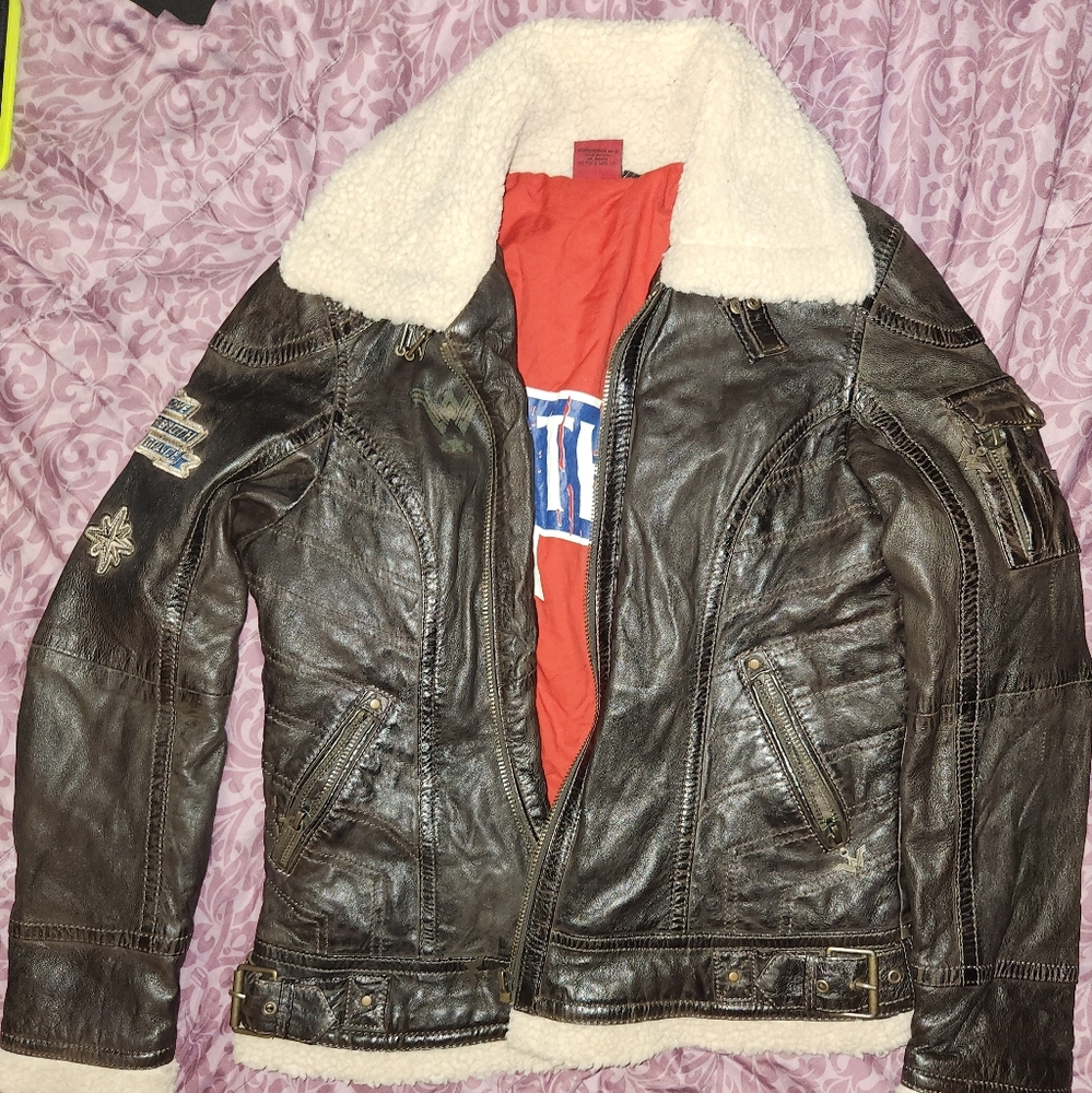 Brown WonderWoman Sherpa Jacket